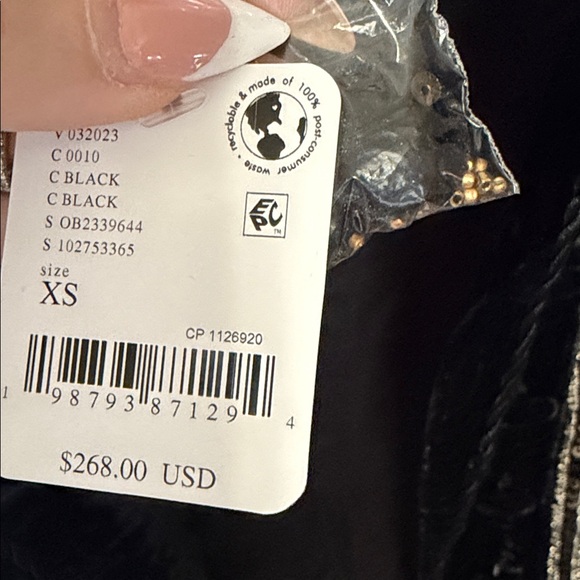 Free People Black Embroidered Blazer - Picture 8 of 8